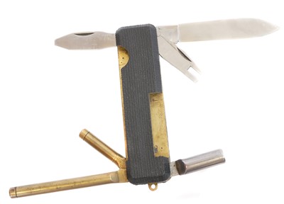 Lot Pedersoli muzzle loaders folding knife /...