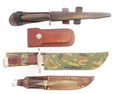 Lot Reproduction Fairbairn Sykes dagger, also a...