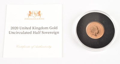 Lot 28 - Queen Elizabeth II, Uncirculated Half-Sovereign, 2020