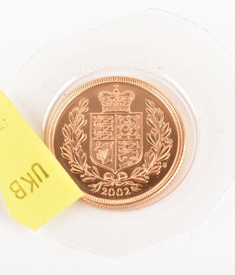 Lot 30 - Queen Elizabeth II, Sovereign, 2002, Uncirculated