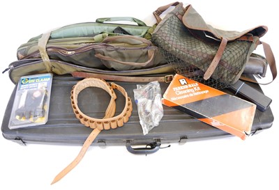 Lot Collection of gun cases and shooting...