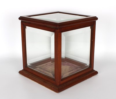 Lot 290 - A Mahogany and Five Glass Tabletop Specimen Cabinet