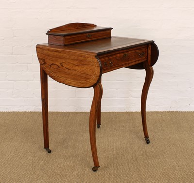 Lot 233 - An Edwardian Rosewood Lady's Writing Desk or Bonheur du Jour