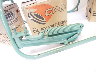 Lot Almost new Bowman sit on clay pigeon trap with...