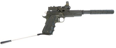 Lot GSG .22lr semi-automatic long barrel pistol...