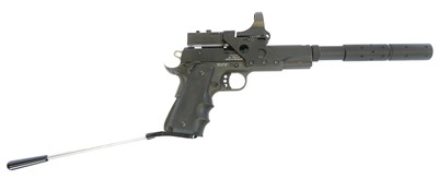 Lot GSG .22lr semi-automatic long barrel pistol...
