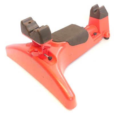 Lot 442 - MTM red plastic gun rest or support.
