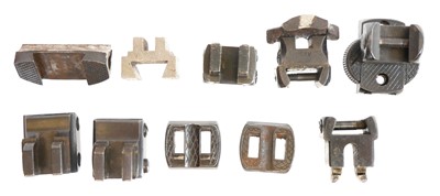Lot Collection of German style telescope claw mounts.