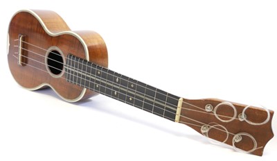 Lot 303 - A Solid Koa Martin 3K Soprano Ukulele