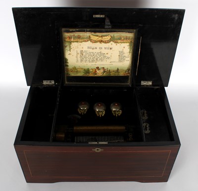 Lot 288 - A 19th Century Swiss Ten Air Musical Box