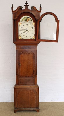 Lot 99 - A George III Oak and Mahogany Eight-Day Longcase Clock by Holland of Chester