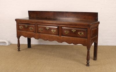 Lot 229 - A George III Oak Dresser Base