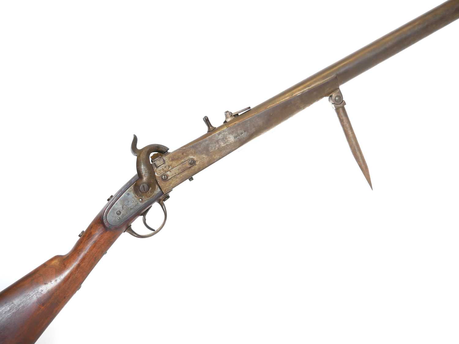 Lot 35 - Massive French Charleville M.1831 percussion...