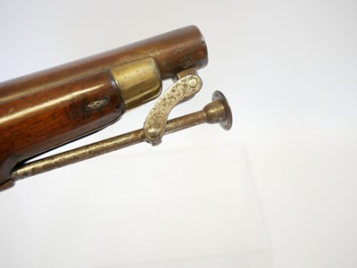Lot 1 - Flintlock new land .650 pistol, 9inch barrel...