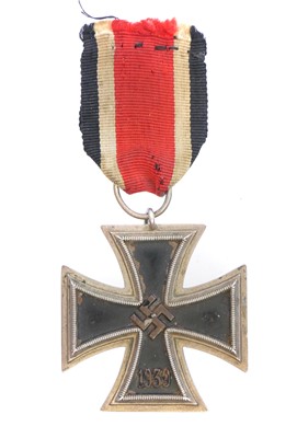 Lot German WWII Third Reich Iron Cross, marked...