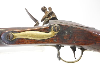 Lot Artificially aged stock and action of a 20th...