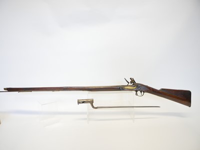 Lot Artificially aged stock and action of a 20th...