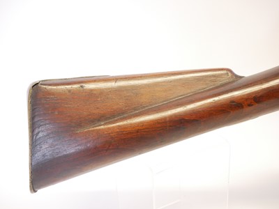 Lot Artificially aged stock and action of a 20th...