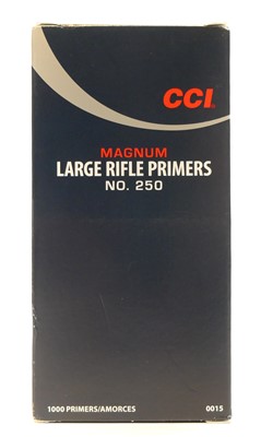 Lot 625 - 1000 CCI Magnum Large Rifle primers, no.250....