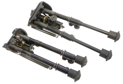 Lot Two Harris bipods, models SBR and 1A2 Ultralight.