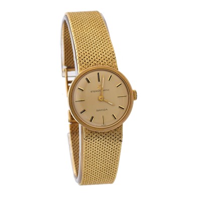 Lot 150 - A Ladies 9ct Gold Eterna Matic watch