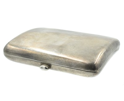 Lot A Silver cigarette case, Circa 1899