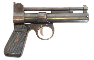 Lot Webley and Scott Junior .177 air pistol,...