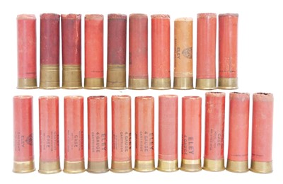 Lot 4 bore shotgun cartridges, 8 of which are...