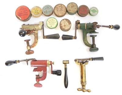 Lot Vintage shotgun reloading tools, to include...