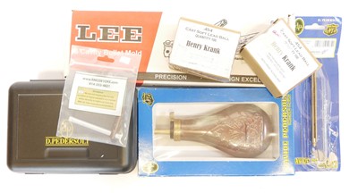 Lot 609 - Collection of black powder accessories, to...