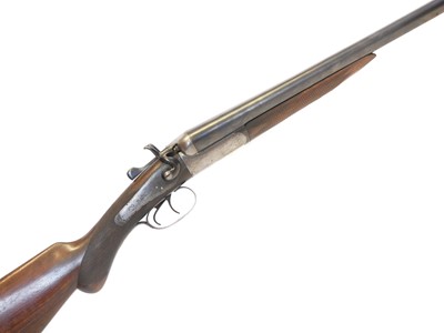 Lot T.Wild 12 bore side by side hammer gun, serial...