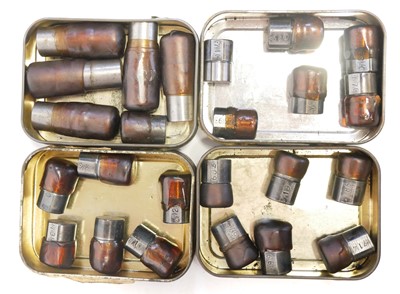Lot Shotgun plug choke gauges, twenty-four in...