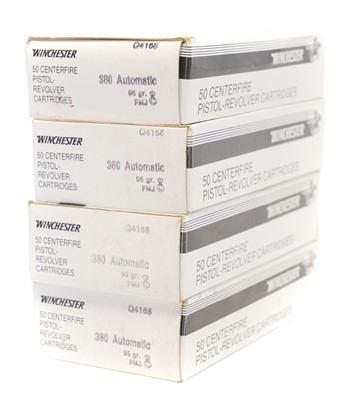 Lot Winchester .380 auto, 200 rounds, with 95...
