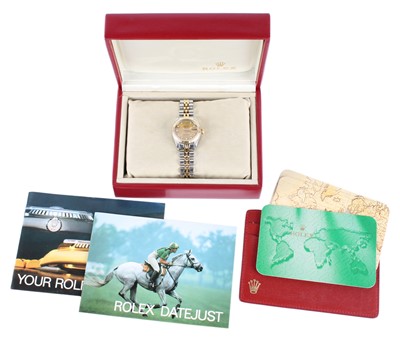 Lot 240 - Rolex Oyster Perpetual Datejust ladies wristwatch