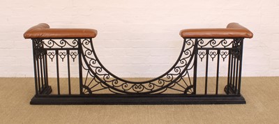 Lot 219 - A Good 19th Century Cast Iron Club Fender