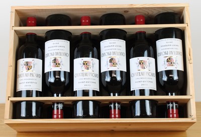 Lot 31 - 12 bottles in OC Chateau Picard Cru Bourgeois St Estephe 2010
