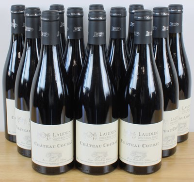 Lot 50 - 12 bottles Cotes du Rhone Villages Chateau Courac, Laudun 2013