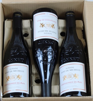 Lot 54 - 6 bottles Chateauneuf du Pape Domaine de Font Michelle 2013