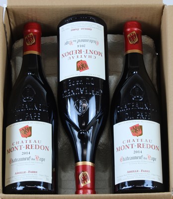 Lot 55 - 6 bottles Chateauneuf du Pape Chateau de Mont Redon 2014