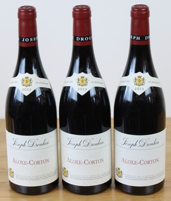 Lot 37 - 3 bottles Aloxe Corton Joseph Drouhin 2012