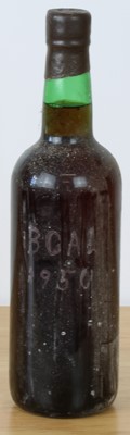 Lot 122 - 1 bottle Unknown Shipper Madeira Vintage 1950 Boal