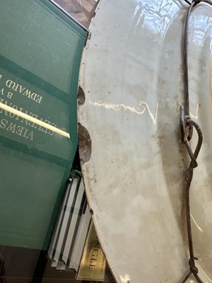 Lot A Large 18th Century Chinese Export Blue and White Wall Charger