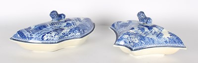 Lot 80 - Two Early 19th Century Pottery Serving Dishes with Covers by Rogers & Son