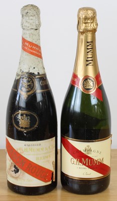 Lot 84 - 2 bottles Champagne GH Mumm “Cordon Rouge”