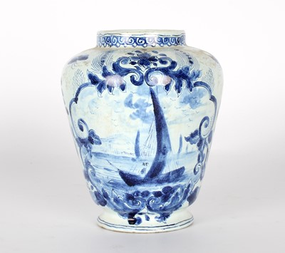 Lot 77 - An 18th Century Dutch Delft Vase