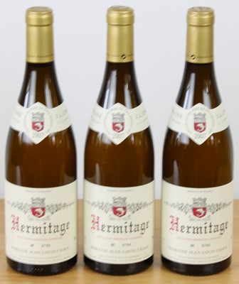 Lot 65 - 3 bottles Hermitage Blanc Domaine Jean-Louis Chave 2007