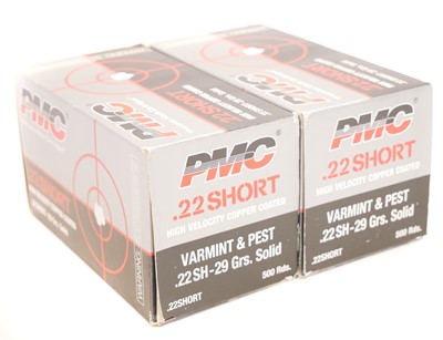 Lot 508 - PMC .22 Short High Velocity with copper-washed...