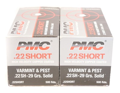 Lot 509 - PMC .22 Short High Velocity with copper-washed...