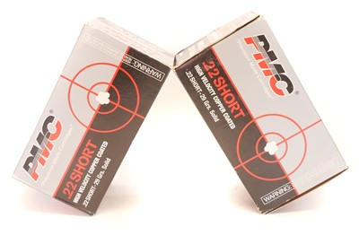Lot 512 - PMC .22 Short High Velocity with copper-washed...