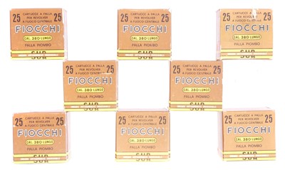 Lot 515 - Fiocchi .380 Lungo (long) ammunition, 200...